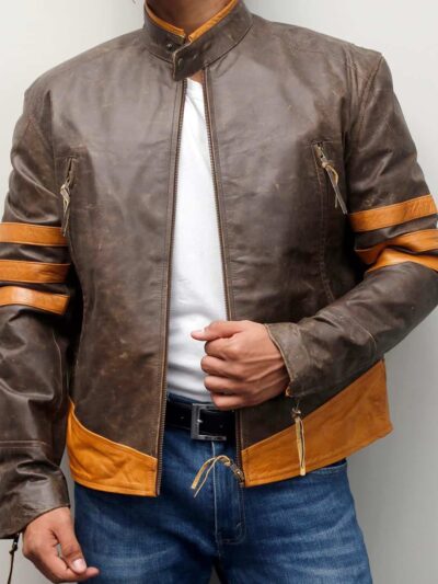 x-men Wolverine Leather Jacket costume